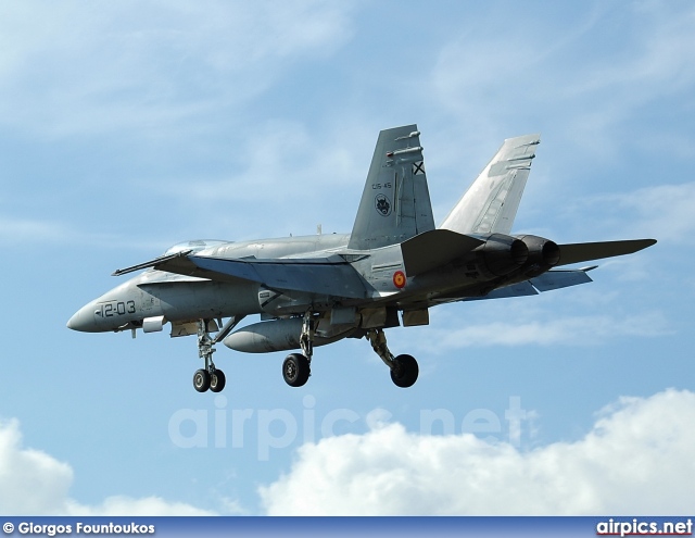 C.15-45, Boeing (McDonnell Douglas) EF-18-A+ Hornet, Spanish Air Force