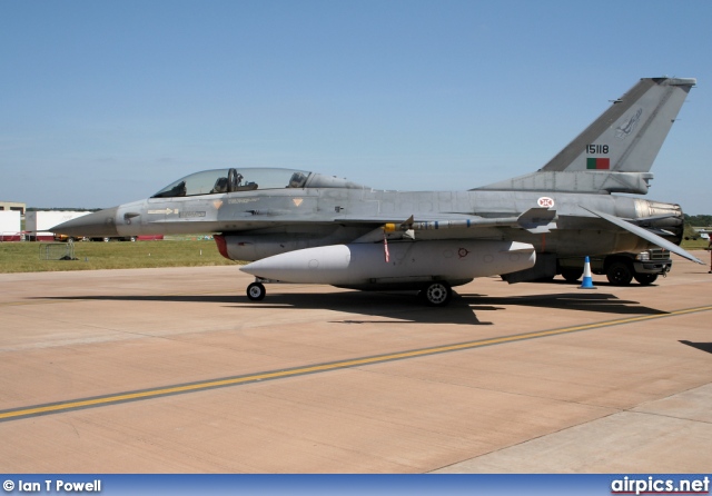 15118, Lockheed F-16-B CF Fighting Falcon, Portuguese Air Force