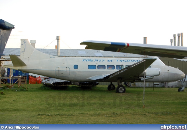 VH-CLX, De Havilland DH-114-Heron, Airlines of Tasmania