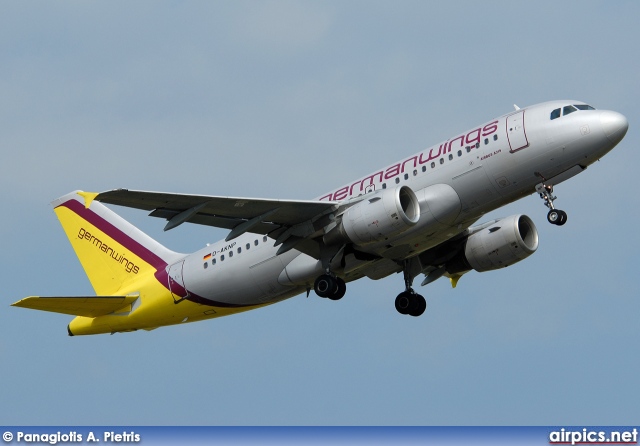 D-AKNP, Airbus A319-100, Germanwings