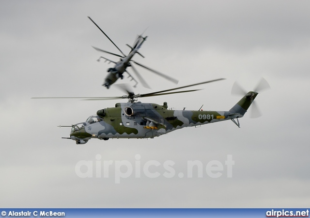 0981, Mil Mi-24-V, Czech Air Force