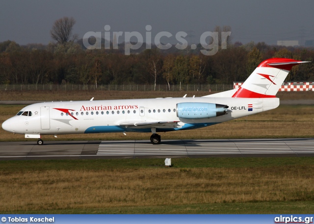 OE-LFL, Fokker 70, Austrian Arrows (Tyrolean Airways)