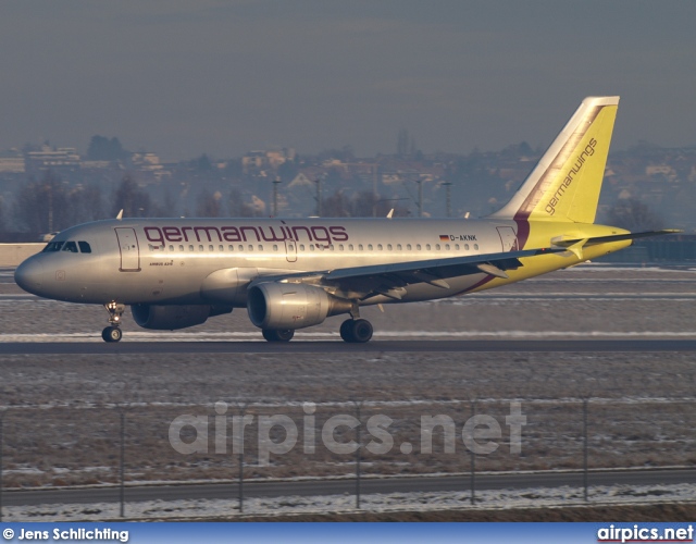 D-AKNK, Airbus A319-100, Germanwings