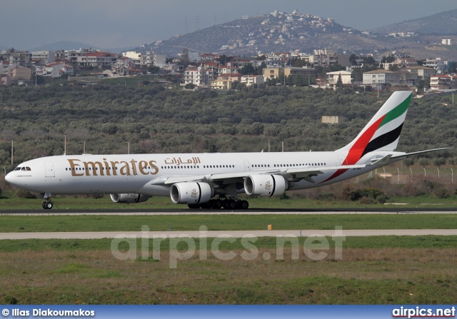 A6-ERB, Airbus A340-500, Emirates