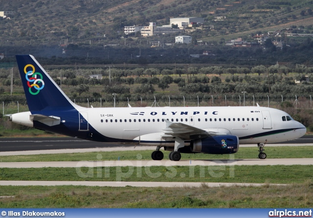 SX-OAK, Airbus A319-100, Olympic Air