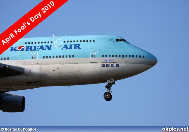 HL7473, Boeing 747-400, Korean Air