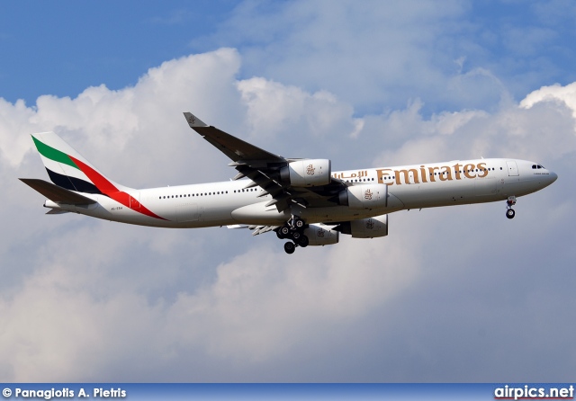 A6-ERH, Airbus A340-500, Emirates