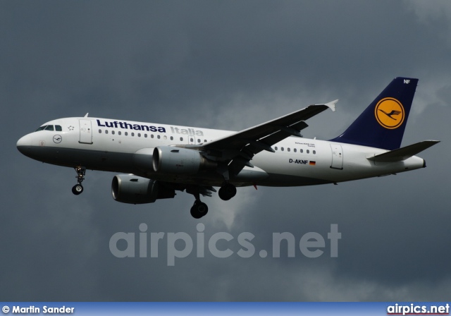 D-AKNF, Airbus A319-100, Lufthansa Italia