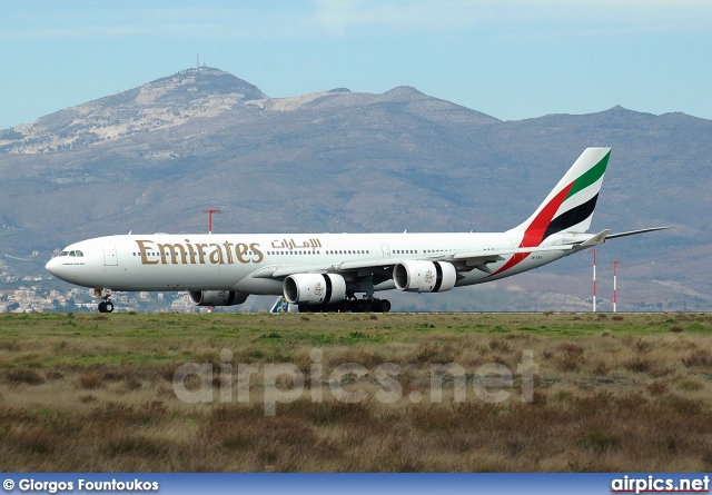 A6-ERA, Airbus A340-500, Emirates