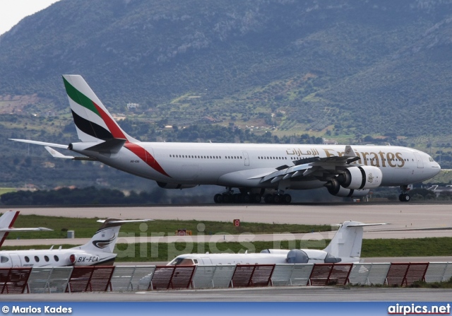 A6-ERI, Airbus A340-500, Emirates