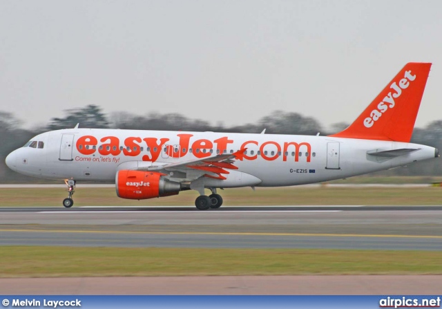 G-EZIS, Airbus A319-100, easyJet