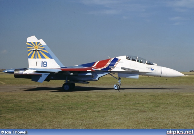 19, Sukhoi Su-27-UB, Russian Air Force