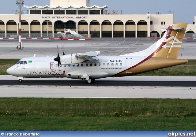 5A-LAG, ATR 42-500, Libyan Airlines