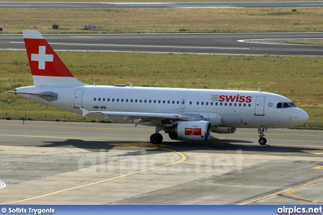 HB-IPX, Airbus A319-100, Swiss International Air Lines