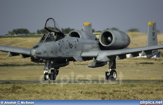 81-0963, Fairchild A-10-A Thunderbolt II, United States Air Force