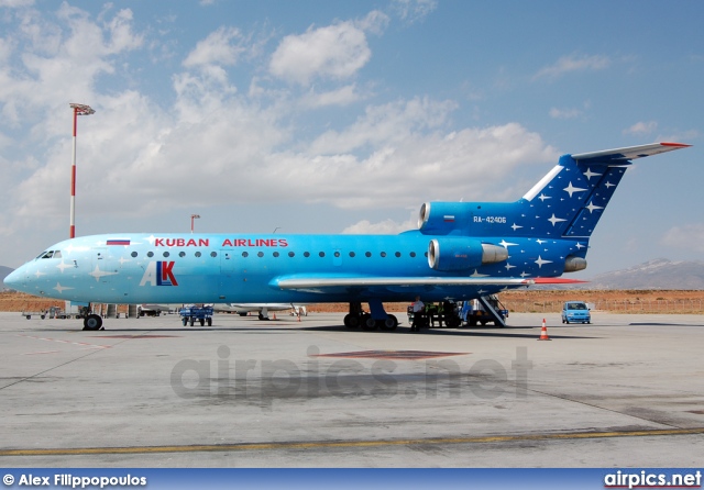 RA-42406, Yakovlev Yak-42-D, Kuban Airlines