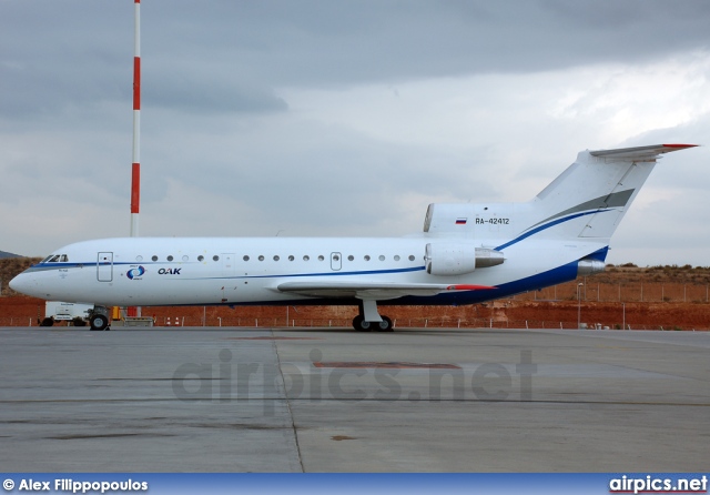 RA-42412, Yakovlev Yak-42-D, Private