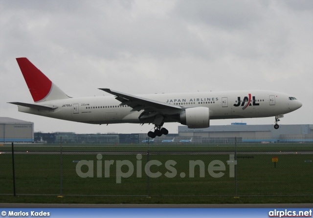 JA705J, Boeing 777-200ER, Japan Airlines