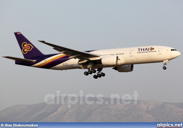 HS-TJU, Boeing 777-200ER, Thai Airways