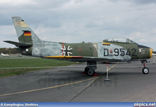 D-9542, Canadair CL-13 Sabre-Mk.6, German Air Force - Luftwaffe