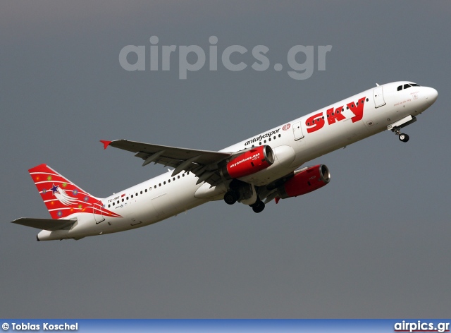 TC-SKI, Airbus A321-100, Sky Airlines