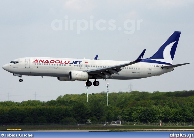 TC-JGF, Boeing 737-800, Anadolu Jet