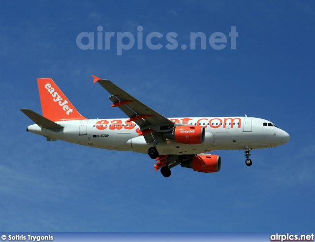 G-EZDP, Airbus A319-100, easyJet