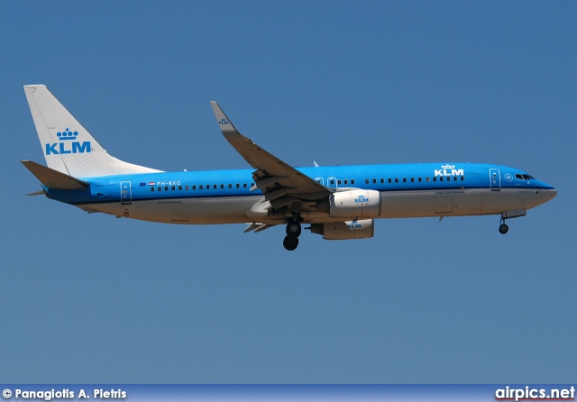 PH-BXG, Boeing 737-800, KLM Royal Dutch Airlines