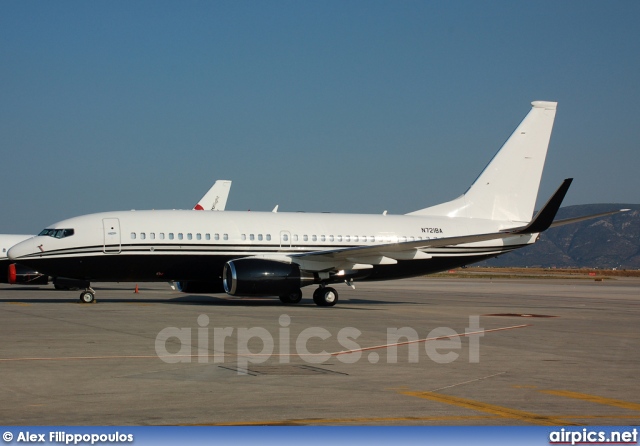 N721BA, Boeing 737-700/BBJ, Private