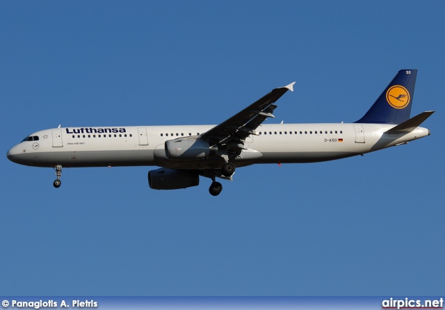 D-AISO, Airbus A321-200, Lufthansa