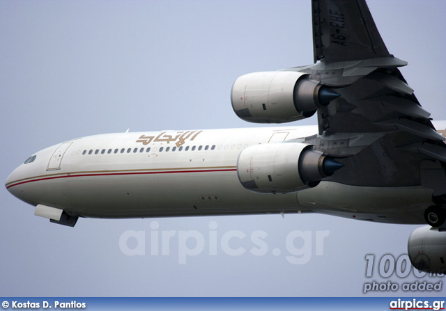 A6-EHF, Airbus A340-600, Etihad Airways