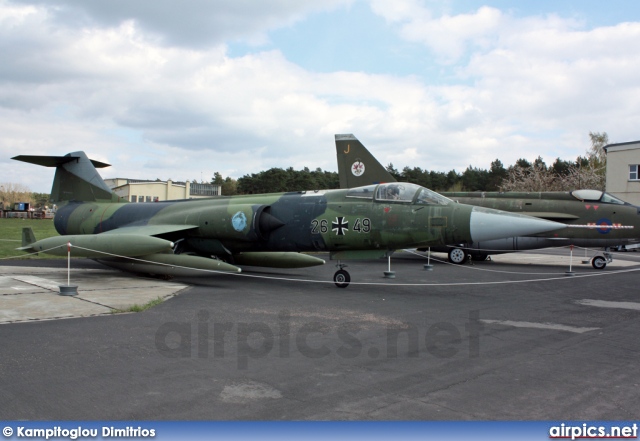 26-49, Lockheed F-104-G Starfighter, German Air Force - Luftwaffe