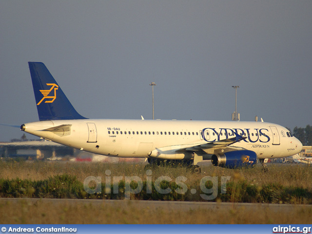 5B-DAU, Airbus A320-200, Cyprus Airways