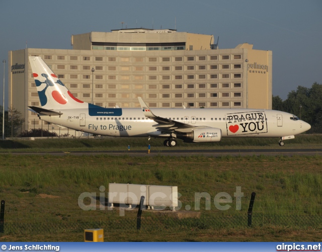 OK-TVB, Boeing 737-800, Travel Service (Czech Republic)