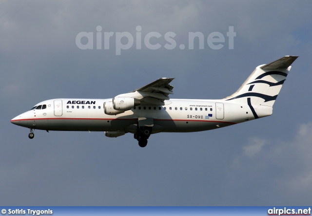 SX-DVC, British Aerospace Avro RJ100, Aegean Airlines