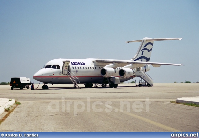 SX-DVA, British Aerospace Avro RJ100, Aegean Airlines