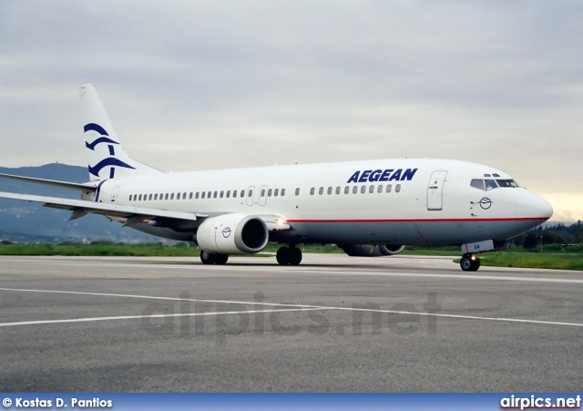 SX-BGN, Boeing 737-400, Aegean Airlines