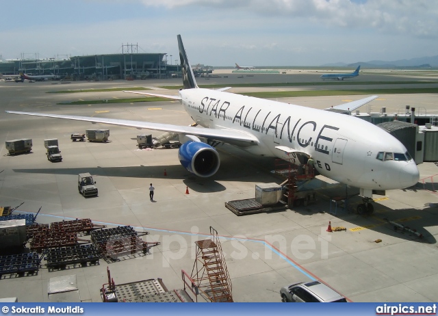 N218UA, Boeing 777-200ER, United Airlines