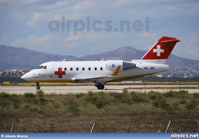 HB-JRC, Bombardier Challenger 600-CL-604, REGA - Swiss Air Ambulance