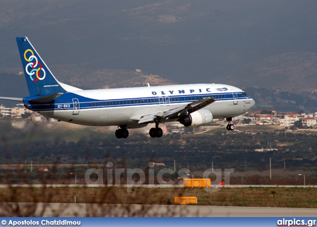 SX-BKE, Boeing 737-400, Olympic Airlines