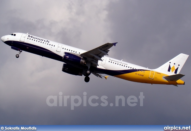 G-OZBM, Airbus A321-200, Monarch Airlines