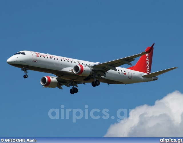 HB-JQF, Embraer ERJ 190-100LR (Embraer 190), Flybaboo