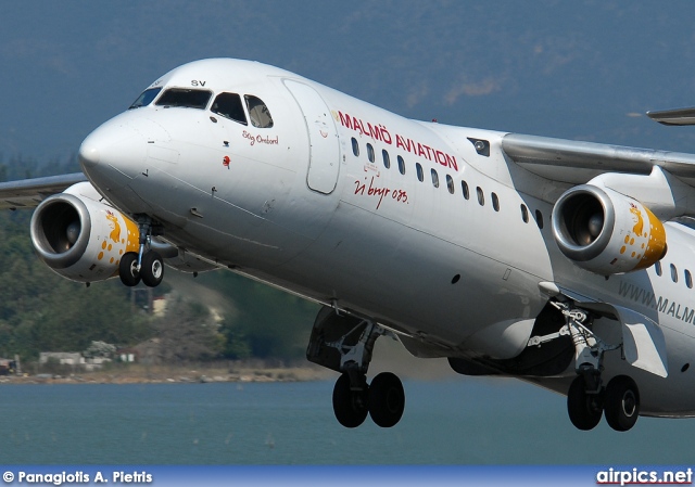 SE-DSV, British Aerospace Avro RJ100, Malmo Aviation