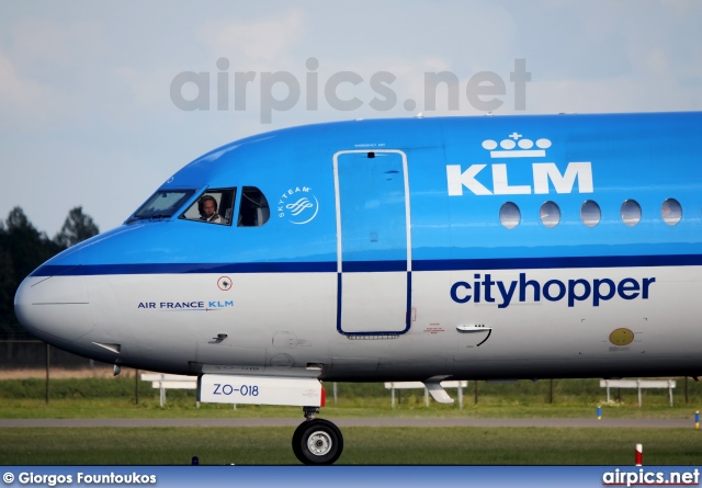 PH-KZO, Fokker 70, KLM Cityhopper