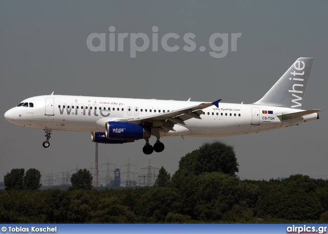 CS-TQK, Airbus A320-200, White Airways