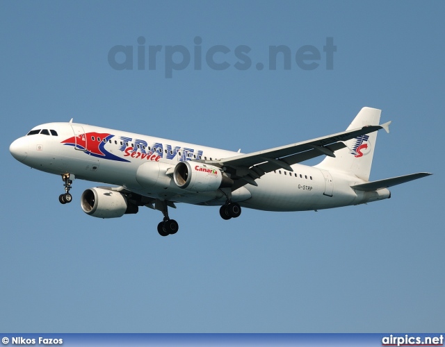 G-STRP, Airbus A320-200, Travel Service (Czech Republic)