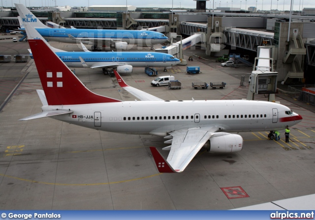 HB-JJA, Boeing 737-700, Privatair