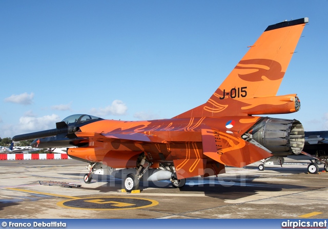 J-015, Lockheed F-16-AM Fighting Falcon, Royal Netherlands Air Force