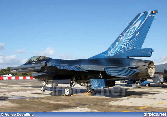 FA110, Lockheed F-16-AM Fighting Falcon, Belgian Air Force