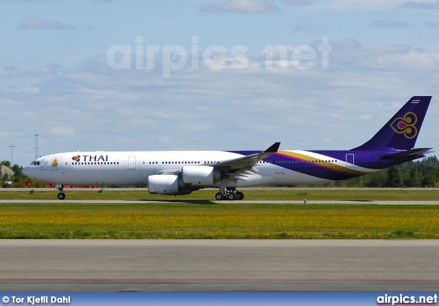 HS-TLA, Airbus A340-500, Thai Airways